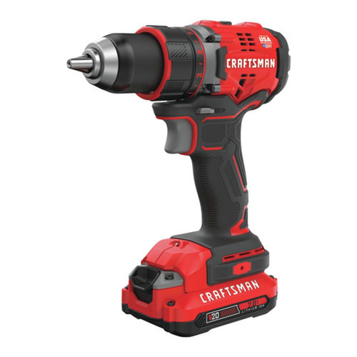 Drill Drivers | Factory Reconditioned Craftsman CMCD720D2R 20V Brushless Lithium-Ion 1/2 in. Cordless Drill Driver Kit (2 Ah) image number 0