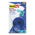 Customer Appreciation Sale - Save up to $60 off | Redi-Tag 81034 Arrow Message Page Flags In Dispenser, "sign Here", Blue (120 Flags/Dispenser) image number 0