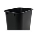 Trash & Waste Bins | Boardwalk 3485201 14 qt Plastic Soft-Sided Wastebasket - Black image number 2