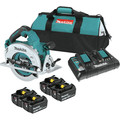 Circular Saws | Makita XSH06PT1 18V X2 (36V) LXT Brushless Lithium-Ion 7-1/4 in. Cordless Circular Saw Kit with 4 Batteries (5 Ah) image number 0