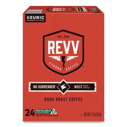Bulk Savings Pricing 2 | revv 5000355485 Dark Roast K-Cup - No Surrender (24/Box) image number 0