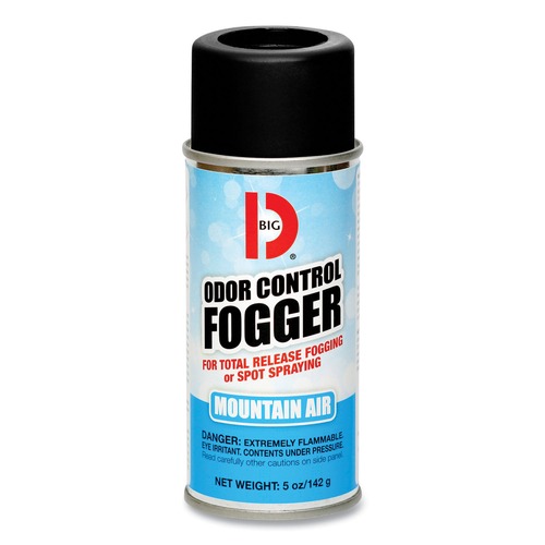 Big D Industries 034400 5 oz. Odor Control Fogger - Mountain Air (12/Carton) image number 0