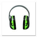 Ear Protection | 3M X1A PELTOR X Series 22 dB NRR Earmuffs - Black/Green image number 1