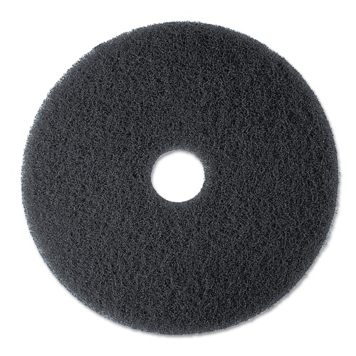  | 3M 7200 13 in. dia. 7200 Low-Speed Stripper Floor Pad - Black (5/Carton) image number 0