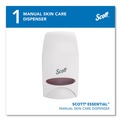 Skin Care & Personal Hygiene | Scott 92144 5 in. x 5.25 in. x 8.38 in. 1000 mL Essential Manual Skin Care Dispenser - White image number 1