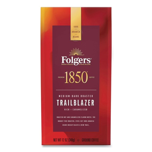  | Folgers 2550060515 12 oz. Bag Trailblazer Dark Roast Ground Coffee image number 0
