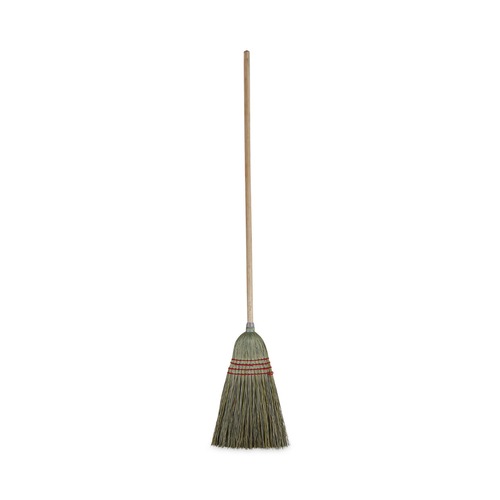 Brooms | Boardwalk BWK920YEA Mixed Fiber 55 in. Length Maid Broom image number 0