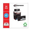 Save an extra 10% Off Reconditioned Products | Factory Reconditioned Innovera IVR952C Remanufactured 700 Page-Yield Ink Replacement for 952 (L0S49AN) - Cyan image number 1