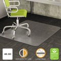Cleaning & Janitorial Supplies | Deflecto CM13443F DuraMat Moderate Use Low Pile Carpet Flat Rectangle 46 in. x 60 in. Chair Mat - Clear image number 8