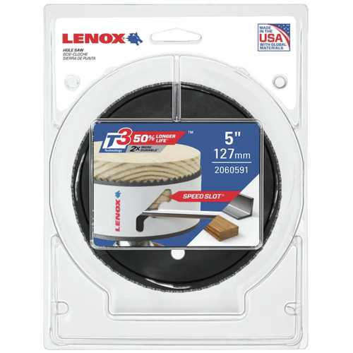 Lenox 2060591 5 in. Bi-Metal Non-Arbored Hole Saw image number 0