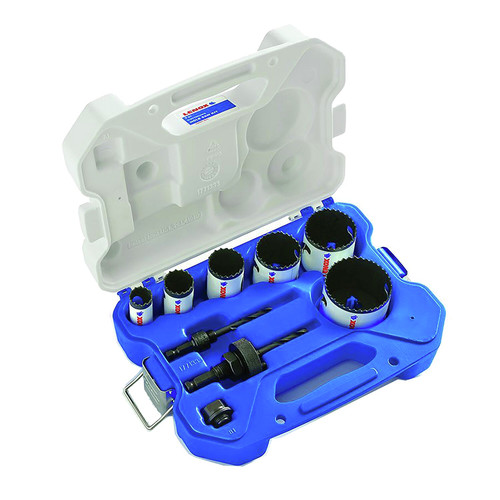  | Lenox 30856C600L 9-Piece SPEED SLOT Electricians Hole Saw Kit image number 0
