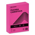 Cleaning & Janitorial Supplies | PrintWorks Professional 00112 8.5 in. x 11 in. 65 lbs. Text Weight Color Cardstock - Fuchsia (1-Ream) image number 0