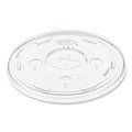 Cups and Lids | Dart L32CR Plastic Straw-Slot Cold Cup Lids Fits 30 oz. to 32 oz. Cold Cups - Clear (1000/Carton) image number 1