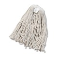 Cleaning & Janitorial Supplies | Boardwalk BWK2020CCT No. 20 Cut-End Cotton Wet Mop Head - White (12/Carton) image number 0