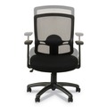 Office Jansan | Alera ALEET42ME10B Etros Series 18.03 in. to 21.96 in. Seat Height Mesh Mid-Back Chair - Black image number 4