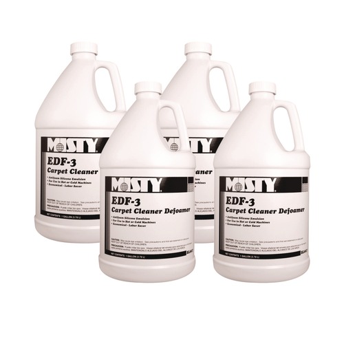 Bulk Savings Pricing 2 | Misty 1038773 1 Gallon Bottle EDF-3 Carpet Cleaner Defoamer (4/Carton) image number 0