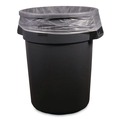 Trash & Waste Bins | Heritage Z8048HN R02 40 in. x 48 in. 45 Gallon 14 mic High-Density Waste Can Liners - Natural (250/Carton) image number 3