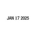 Bulk Savings Pricing 2 | COSCO 2000PLUS 010129 Self-Inking Economy Dater - Black image number 2