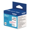 Labels | Brother P-Touch BTAG132 0.47 in. x 13.1 ft. Genuine P-Touch BTAG Label Tapes - Red on Clear image number 1