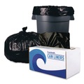 Trash Bags | Boardwalk X7658SKKK01 Reprocessed Resin Can Liners, 60 gal, 1.2 mil, 38 x 58, Black, 50 Rolls/Carton image number 2