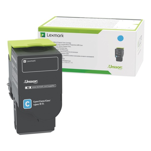 Ink & Toner | Lexmark 78C1UCE 78C1UCE 7,000 Page-Yield Ultra High-Yield Toner - Cyan image number 0