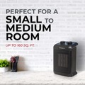 Portable Heaters | Vision Air 1VAHC9 1500/750 Watts 9 in. Ceramic Heater image number 3