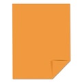 Office Jansan | Astrobrights 22851 65 lbs. 8.5 in. x 11 in. Colored Cardstock - Cosmic Orange (250/Pack) image number 1