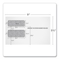 Office & Office Supplies | TOPS 22222 5.63 in. x 9 in. 1099 Double Window Envelope - White (24/Pack) image number 3