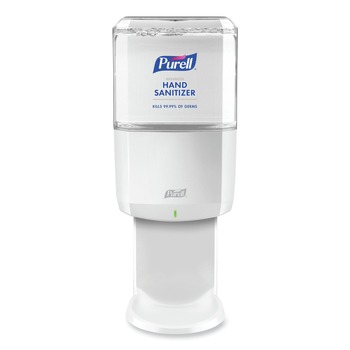 PURELL 6420-01 ES6 5.25 in. x 8.56 in. x 12.13 in. 1,200 mL Touch Free Hand Sanitizer Dispenser - White (1/Carton)