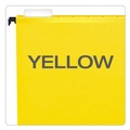 Office Jansan | Pendaflex 6153 1/5 YEL 1/5-Cut Tabs Legal Size SureHook Hanging Folders - Yellow (20/Box) image number 4