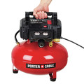 Portable Air Compressors | Factory Reconditioned Porter-Cable C2002R 0.8 HP 6 Gallon Oil-Free Pancake Air Compressor image number 2