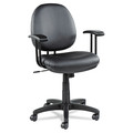 Office Jansan | Alera ALEIN4819 Interval Series 18.11 in. to 23.22 in. Seat Height Bonded Leather Swivel/Tilt Task Chair - Black image number 4