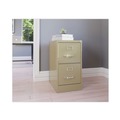 Office Filing Cabinets & Shelves | Alera 26117 15 in. x 22 in. x 28.37 in. Letter-Size Two-Drawer Economy Vertical File - Putty image number 3