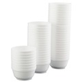 Cutlery | Dart 12B32 12 oz. Insulated Foam Bowls - White (1000/Carton) image number 0