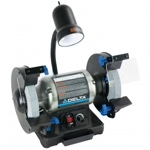 Bench Grinders | Delta 23-197 Variable Speed 8 in. Grinder with Work Light image number 0