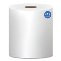 Cleaning & Janitorial Supplies | Scott 01040 8 in. x 800 ft. 1.5 in. Core 1-Ply Essential Hard Roll Towels - White (12 Rolls/Carton) image number 1