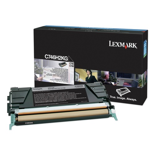 Ink & Toner | Lexmark C746H2KG C746/748 12000 Page Yield Toner Cartridge - Black image number 0