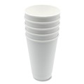 Cups and Lids | Boardwalk BWKDW16HCUP 16 oz. Double-Walled Paper Hot Cups - White (500/Carton) image number 3