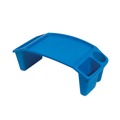 Desk Accessories & Office Organizers | Deflecto 39502BLU 23.35 in. W x 12 in. D x 8.53 in. H Antimicrobial Lap Desk - Rectangular Blue image number 0