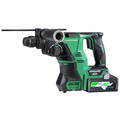 Rotary Hammers | Metabo HPT DH36DPAM MultiVolt 36V Brushless Lithium-Ion 1-1/8 in. Cordless SDS Plus Rotary Hammer Kit with 2 Batteries (4 Ah) image number 1