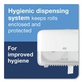 New Year New Savings! Save $25 off $150 | Tork 473200 14.17 x 5.08 x 8.23 Elevation Coreless High Capacity Bath Tissue Dispenser - White image number 3
