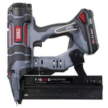 NAILERS | SENCO 10N0001N Fusion 18V Lithium-Ion 2-1/2 in. Cordless 16 ga. Straight Finish Nailer (1.5 Ah)