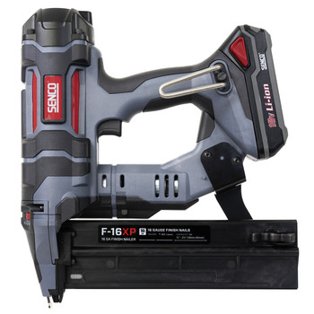  | SENCO 10N0001N Fusion 18V Lithium-Ion 2-1/2 in. Cordless 16 ga. Straight Finish Nailer (1.5 Ah)