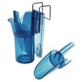 Office Jansan | San Jamar SI7000 Saf-T-Scoop and Guardian System for Ice Machines - Transparent Blue (50/Carton) image number 2