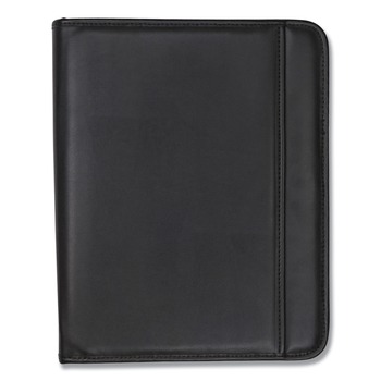 Samsill 70820 Professional Zippered Pockets/Slots Writing Pad Holder - Black