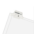  | Avery 01389 11 in. x 8.5 in. Legal Exhibit Letter S Side Tab Index Dividers - White (25-Piece/Pack) image number 3