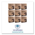 Office Jansan | Boardwalk BWK-V030IDW2 9.33 in. x 16.5 in. DRC Wipers - White (100 Dispenser Packs, 9 Dispenser Packs/Carton) image number 6
