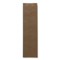 Food Service | Ross & Wallace Paper Products 020332500PK/BL 4.5 in. x 2.5 in. x 16 in. 35# Basis Weight Merchandise Size Grocery Paper Bags - Brown (500/Bundle) image number 1