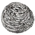 Bulk Savings Pricing 2 | Boardwalk 83LGI Stainless Steel Scrubber - Medium, Steel Gray (72/Carton) image number 1