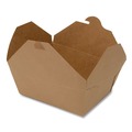 Food Trays, Containers, and Lids | SCT SCH 0734 ChampPak 7.75 in. x 5.5 in. x 3.5 in. #4 Carryout Boxes - Kraft (160/Carton) image number 1